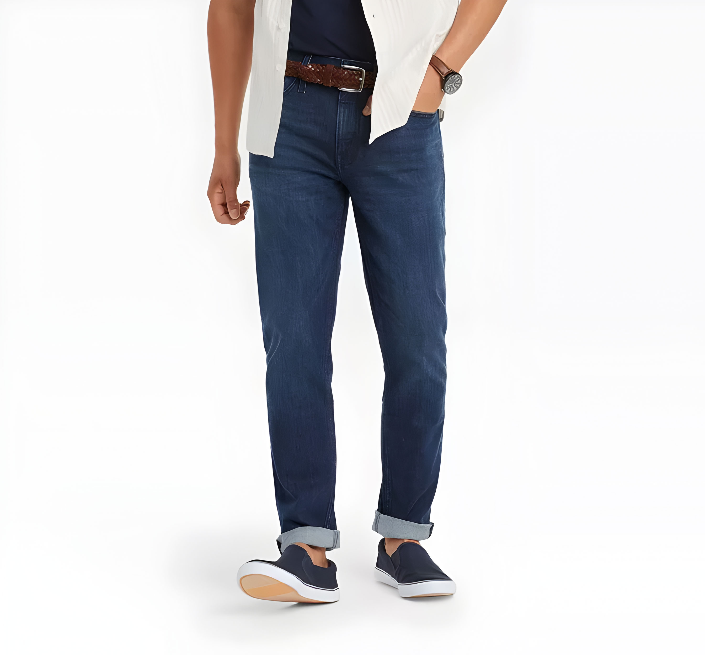 Goodfellow & Co Men's Mid Rise Slim Fit Leg Full Jeans Heavyweight - Picture 16 of 22