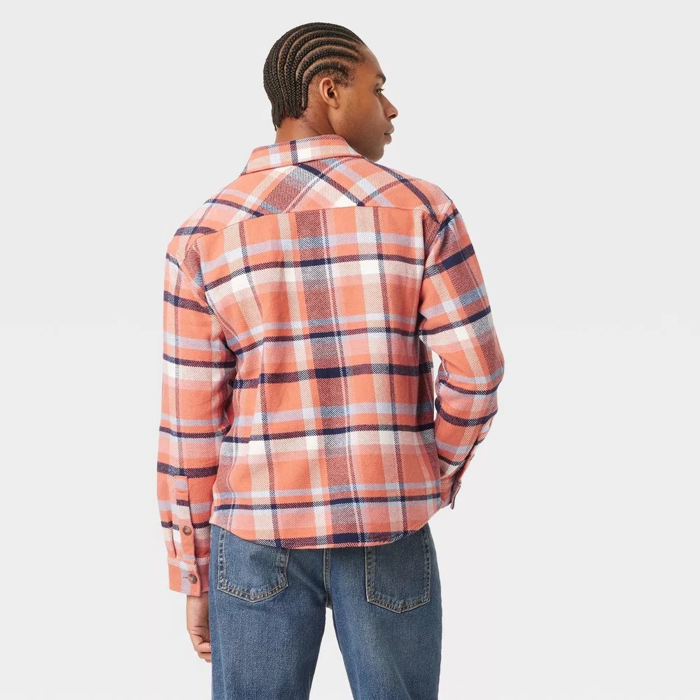 Schweres Flanell Langarm Button-Down Herrenhemd - Goodfellow & Co - Bild 22 von 24