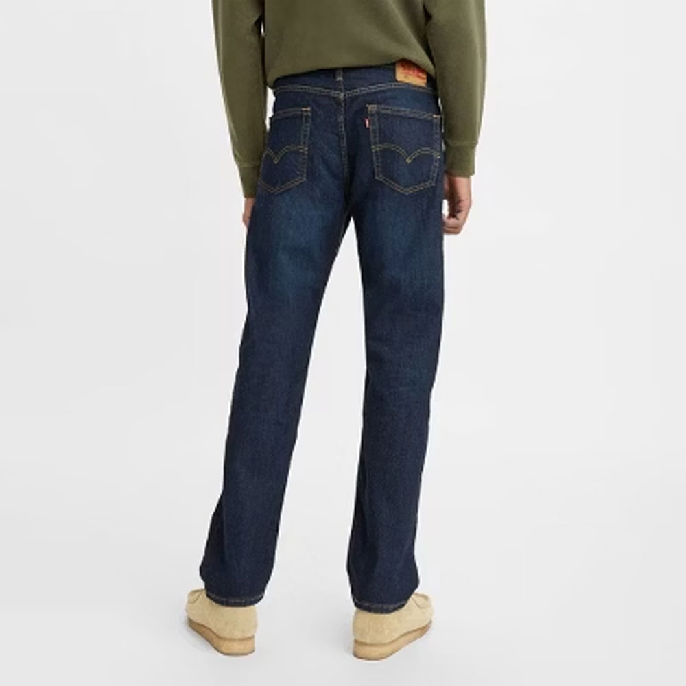 Levi's Men's 505 Mid Rise Regular Fit Straight Leg Full Fit Jeans - Picture 8 of 9