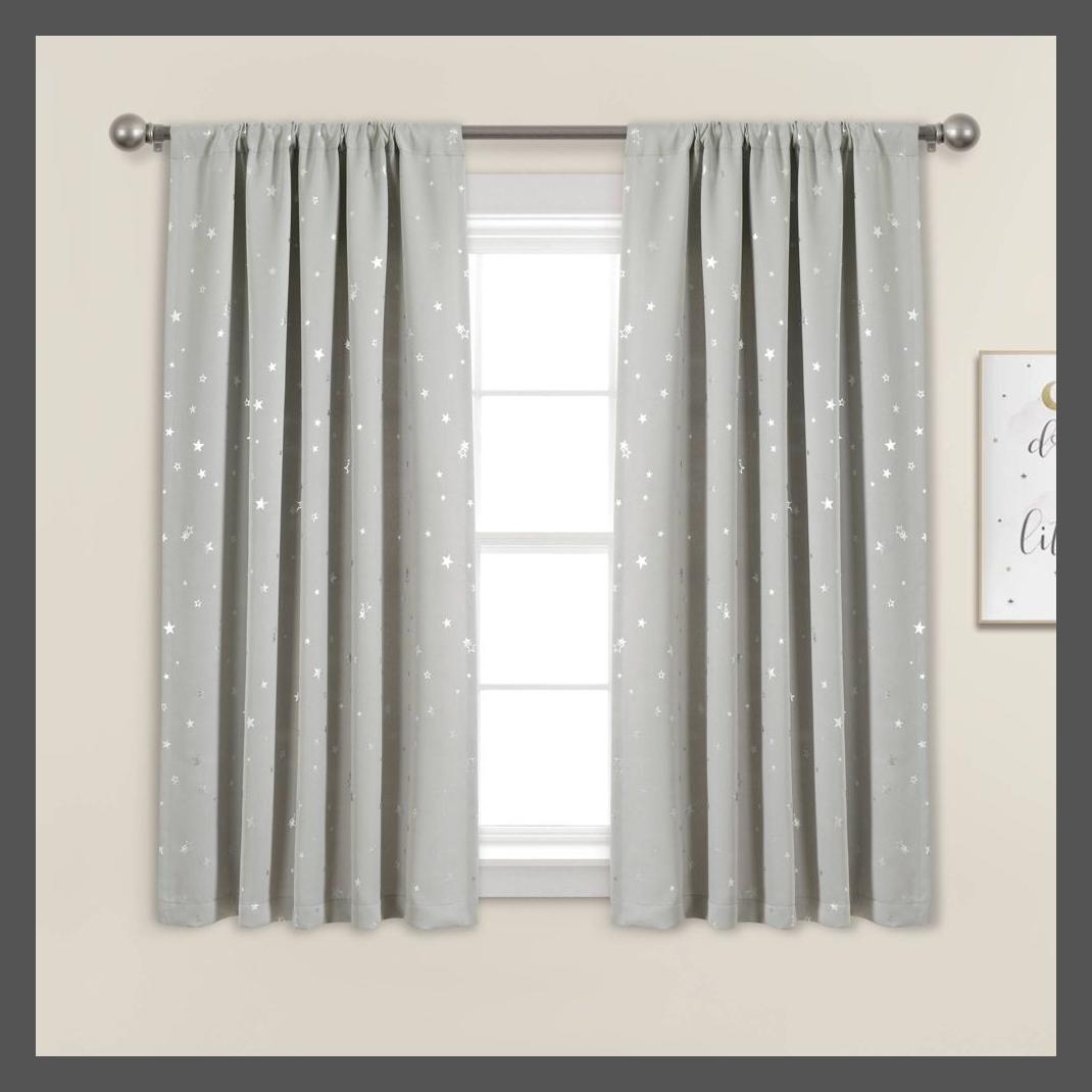 Kids’ Star out Window Curtain Panels – Lush Décor