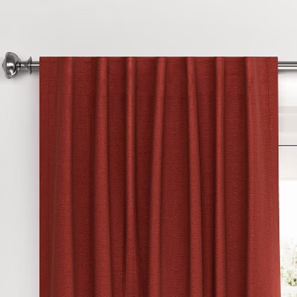Blackout Velvet Window Curtain Panel - Threshold - Picture 3 of 11