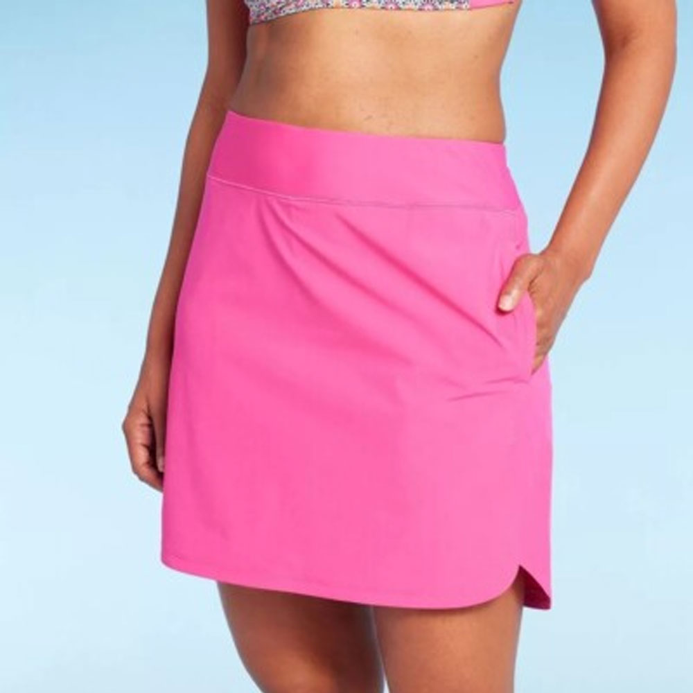 Lands' End Women's Plus Full Coverage Skirt Swim Swimwear UPF 50+ Skort - Picture 16 of 18