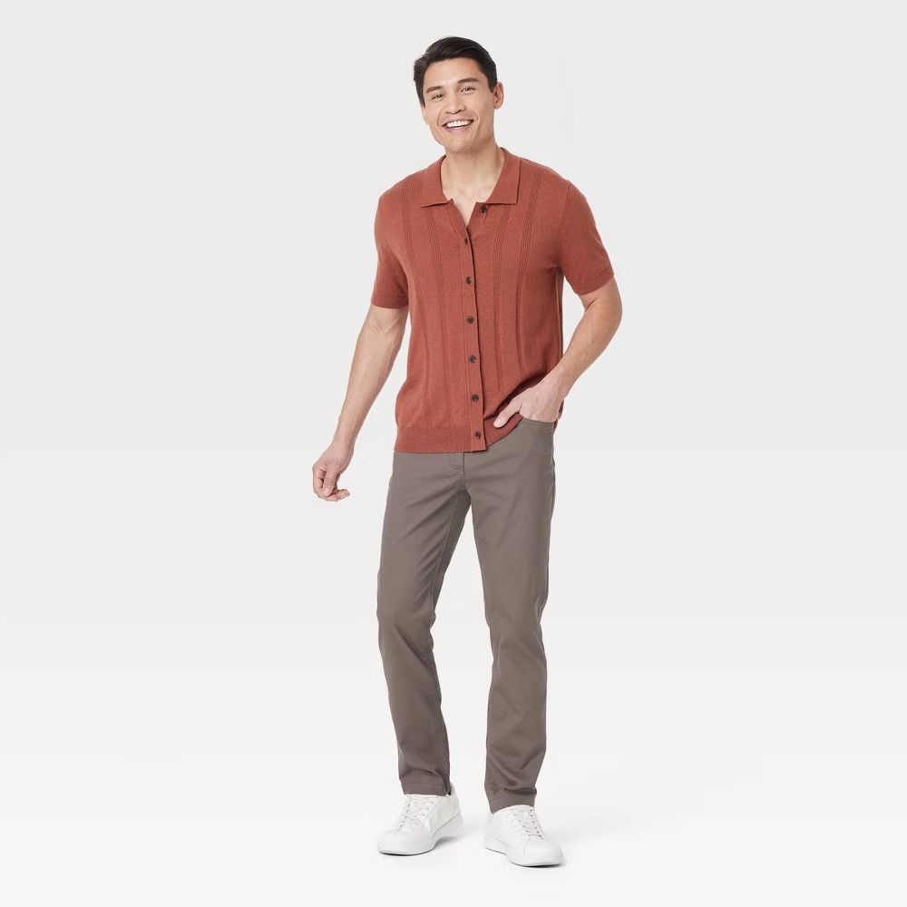 Men's Comfort Wear Slim Fit 5-Pocket Pants - Goodfellow & Co - - Picture 9 of 21