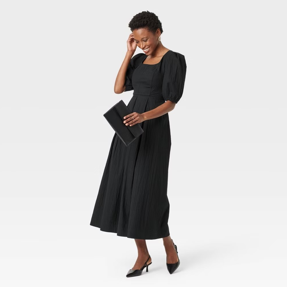 Women's Short Sleeve Midi Dress - A New Day - Picture 17 of 30
