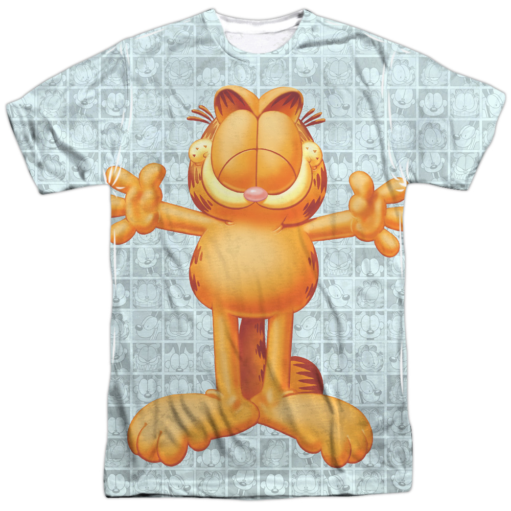 Garfield Comic Cat Ripped Licensed Adult T-Shirt
