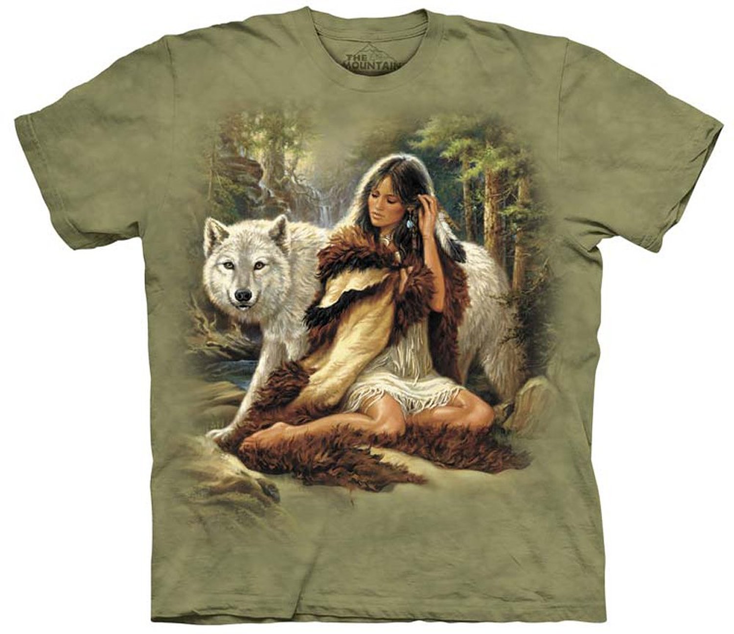 The Mountain Men's Wolf Protector T-Shirt - Picture 5 of 5