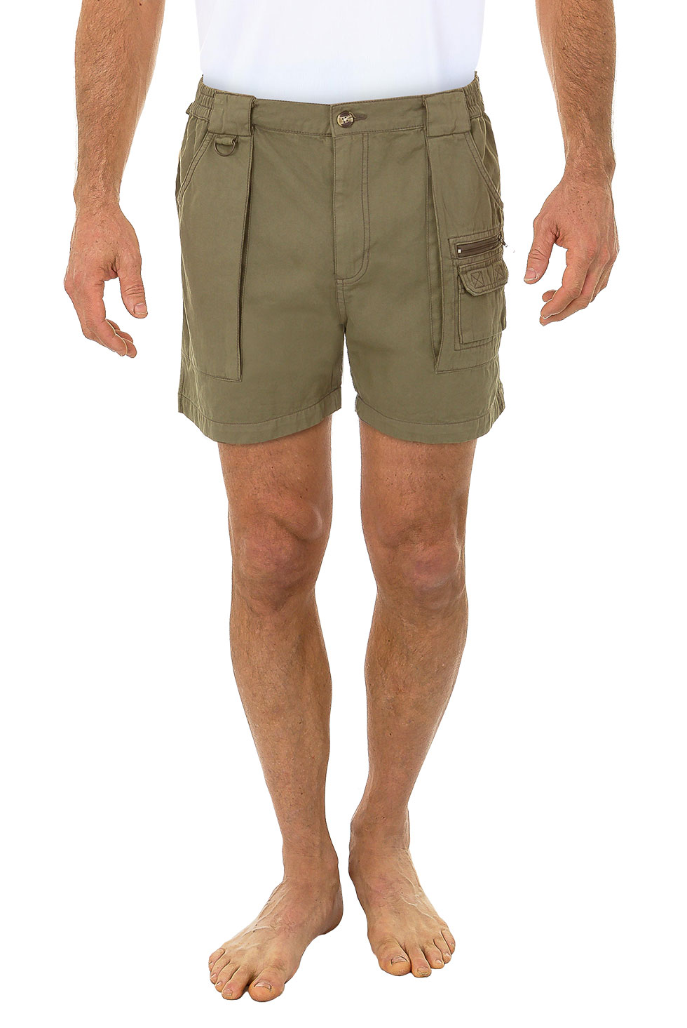 Beach Outfitters Men's Walking Hiker 100% Cotton Cargo Short - Picture 10 of 18