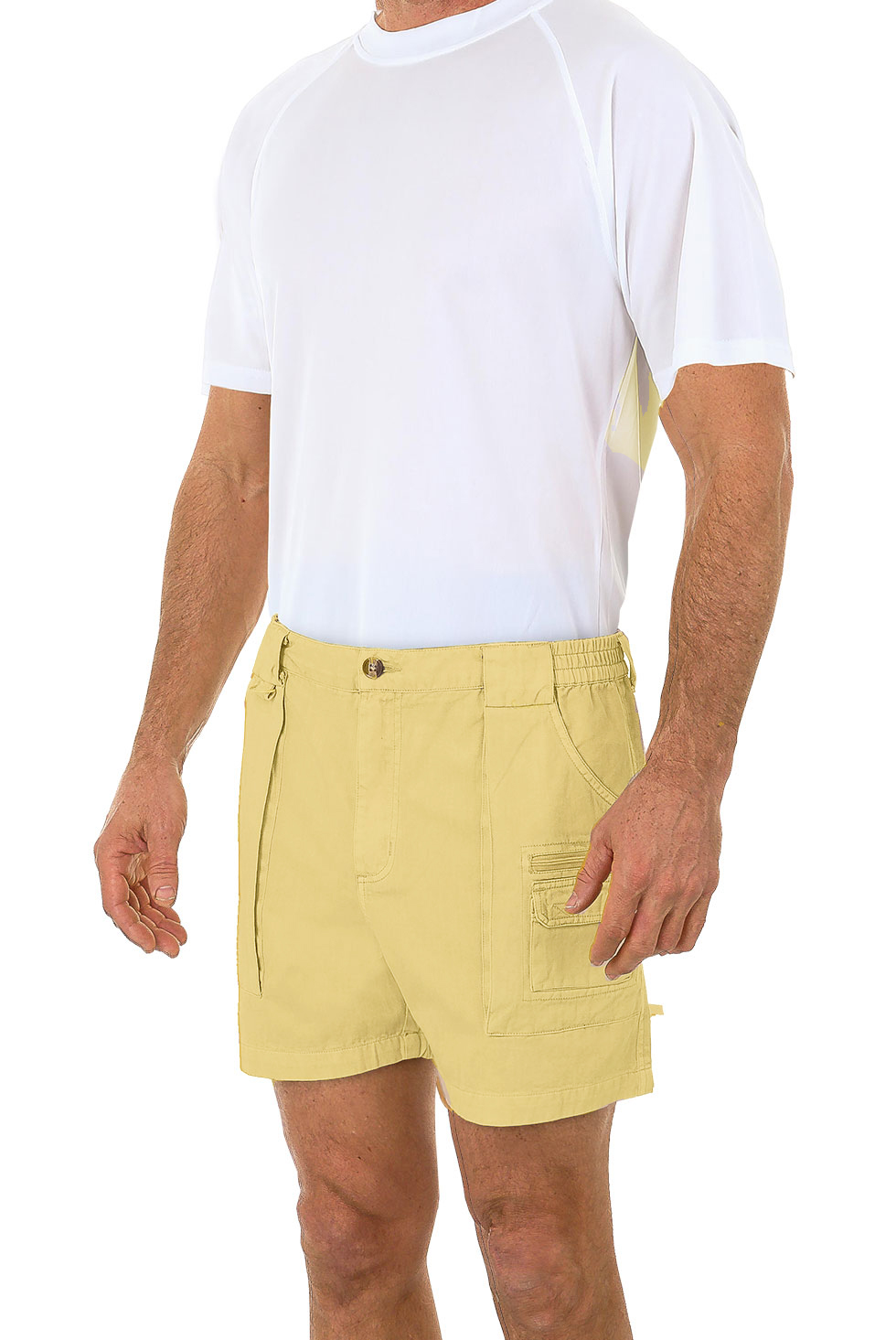 Beach Outfitters Men's Walking Hiker 100% Cotton Cargo Short - Picture 17 of 18