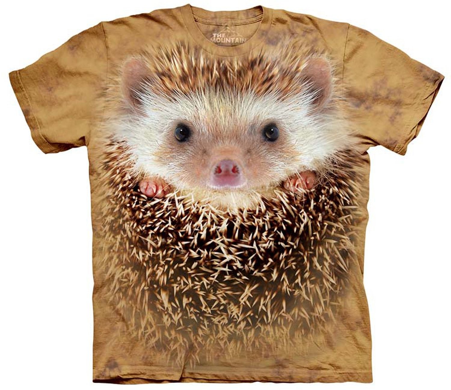 The Mountain Men's Big Face Hedgehog T-Shirt - Picture 8 of 8