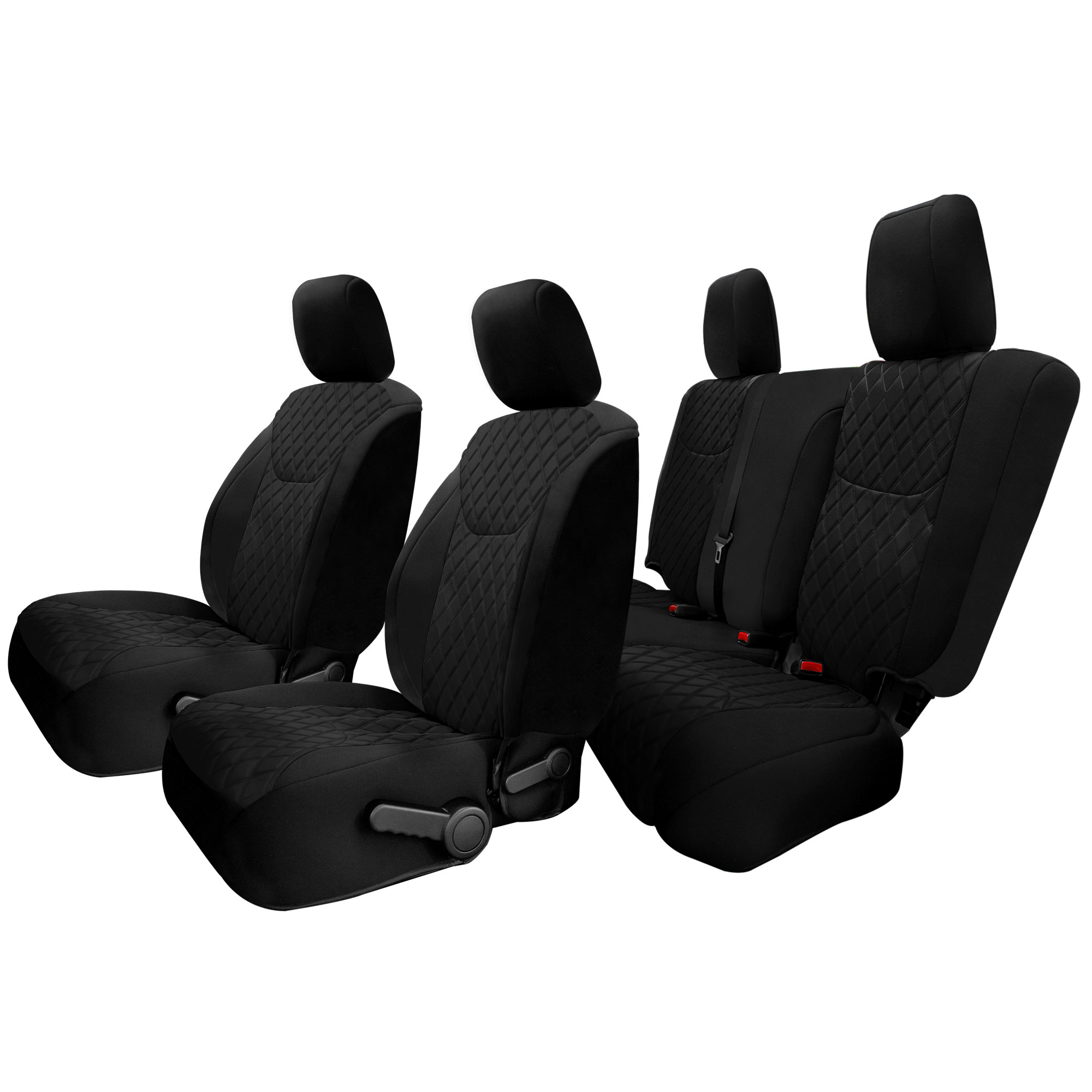 FH Group 2007-2017 Jeep Wrangler JKU Custom Seat Covers (Choose Fit 4DR or 2DR) - Picture 50 of 178