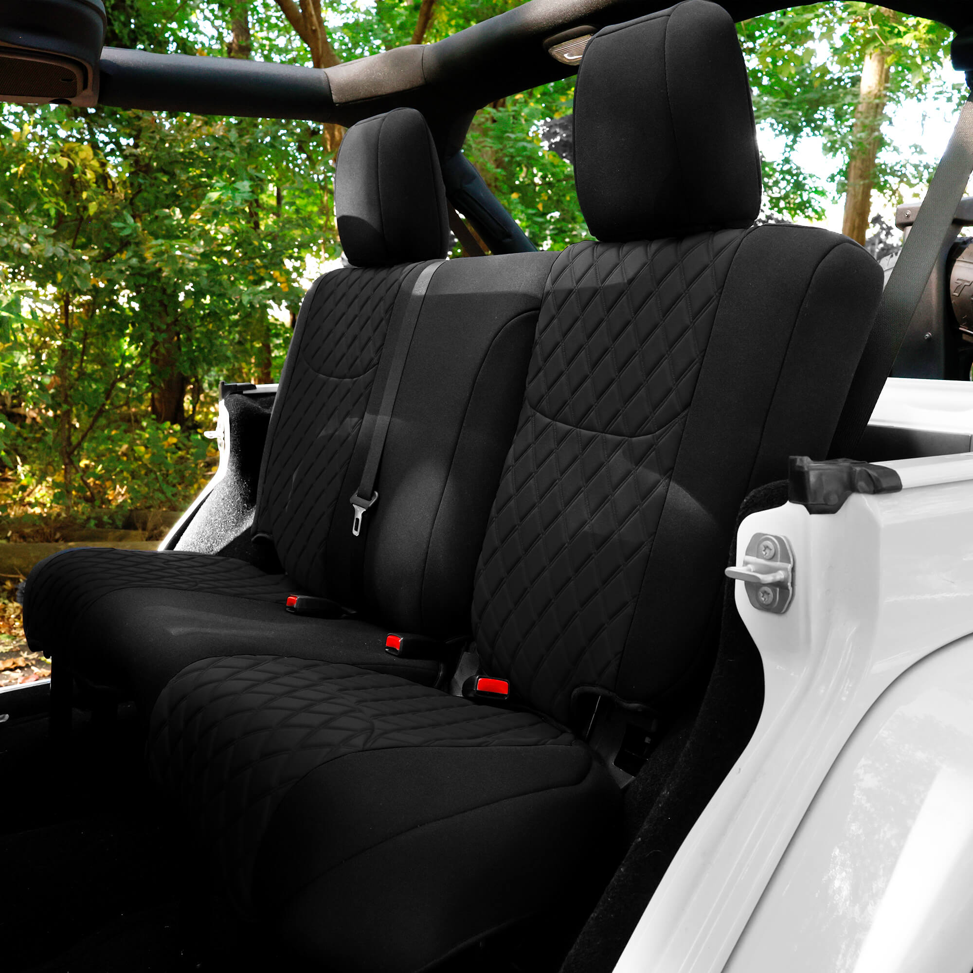 FH Group 2007-2017 Jeep Wrangler JKU Custom Seat Covers (Choose Fit 4DR or 2DR) - Picture 41 of 178