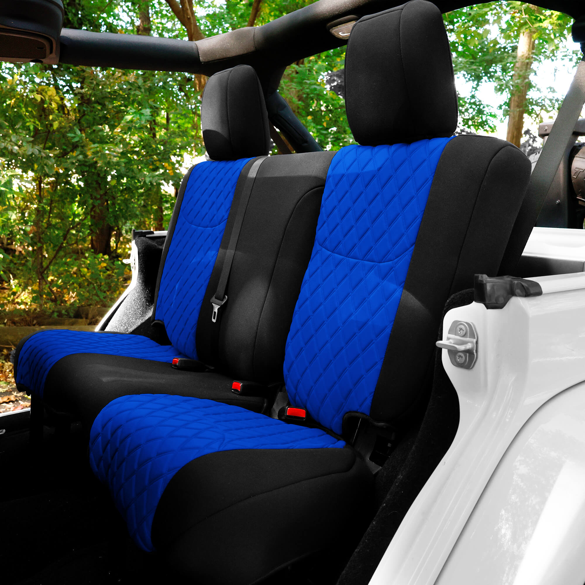 FH Group 2007-2017 Jeep Wrangler JKU Custom Seat Covers (Choose Fit 4DR or 2DR) - Picture 60 of 178