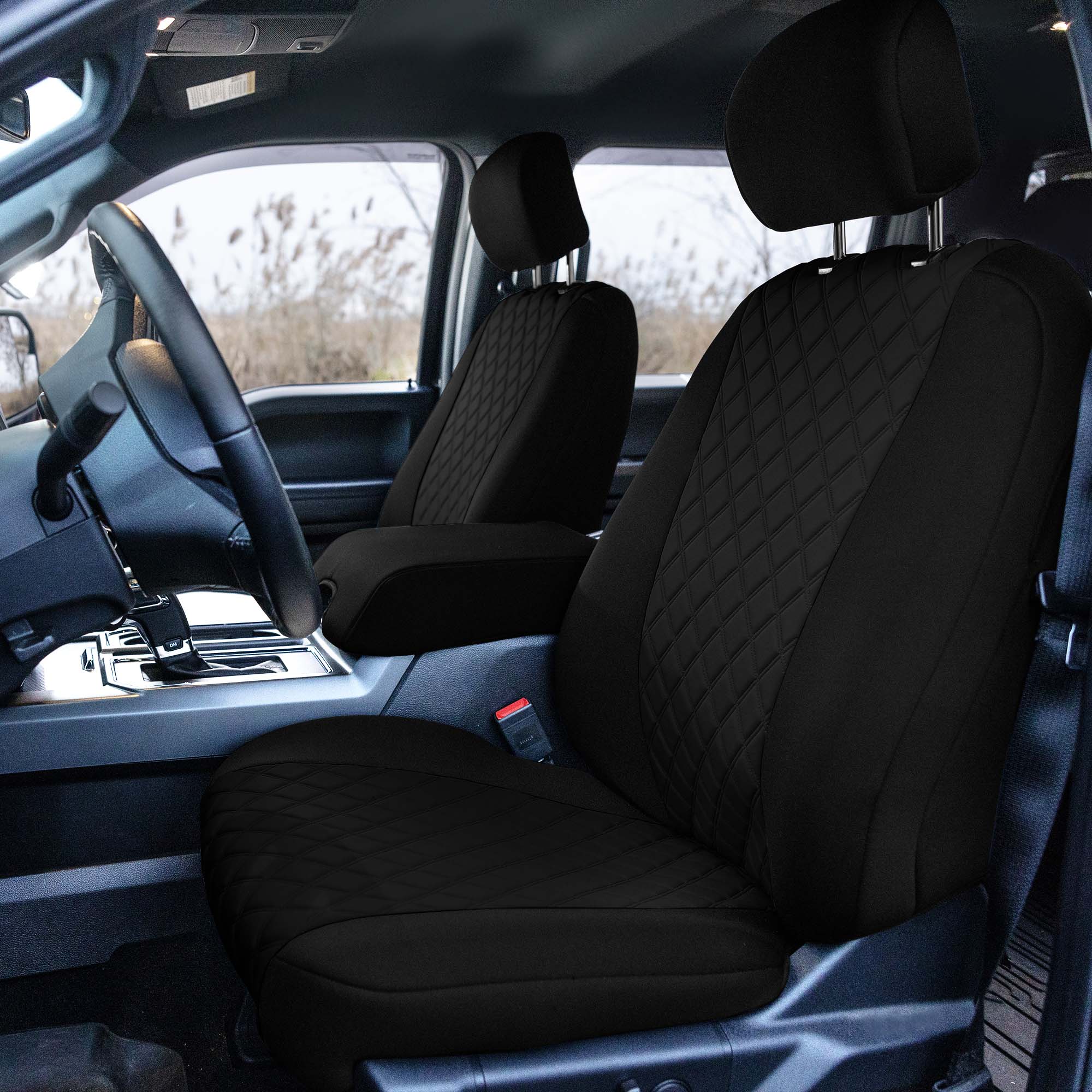 FH Group Custom Car Seat Covers Ford F-150 2015-2024 & F-250 F-350 F450 2017-22 - Picture 6 of 20