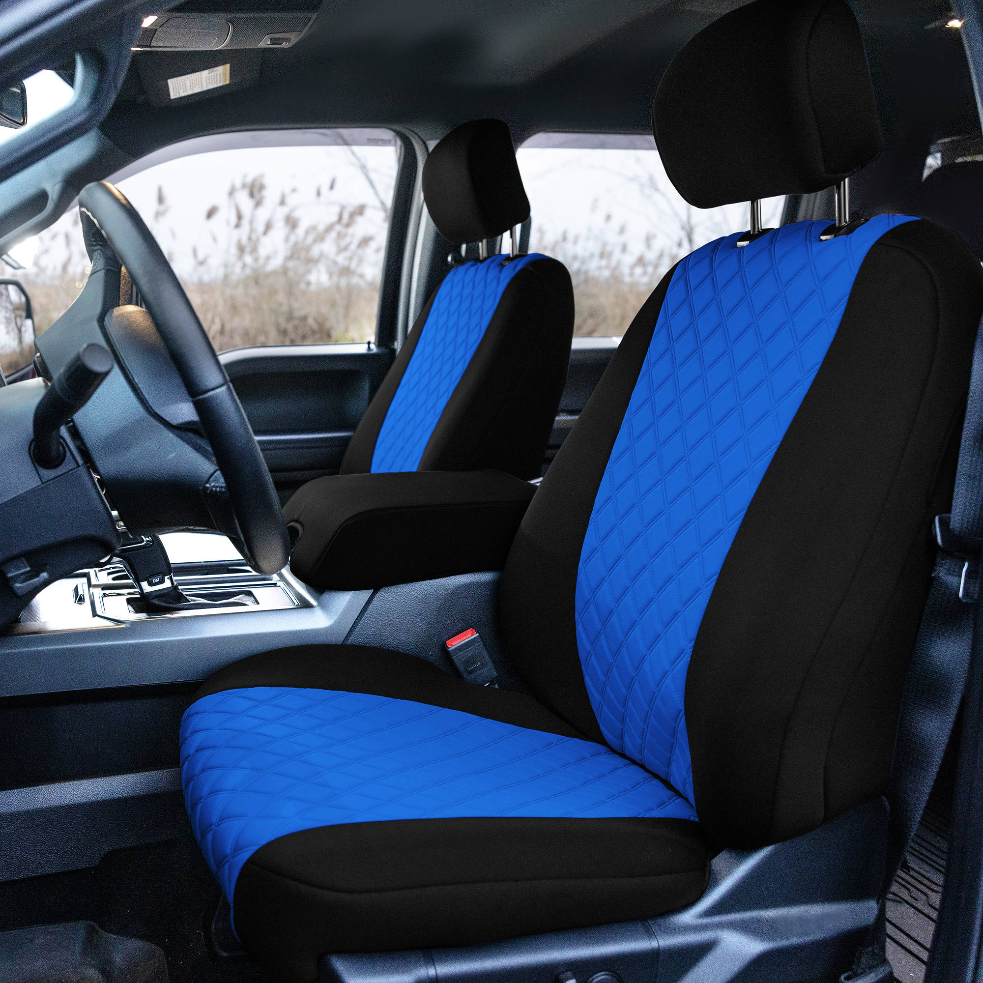FH Group Custom Car Seat Covers Ford F-150 2015-2024 & F-250 F-350 F450 2017-22 - Picture 10 of 20