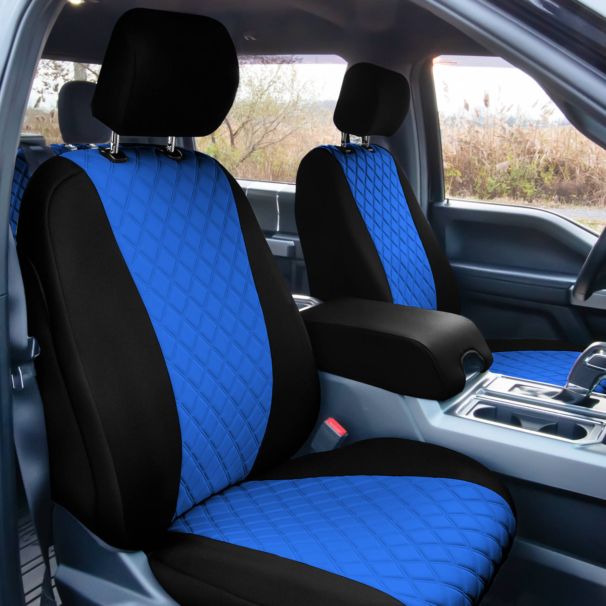FH Group Custom Car Seat Covers Ford F-150 2015-2024 & F-250 F-350 F450 2017-22 - Picture 11 of 20