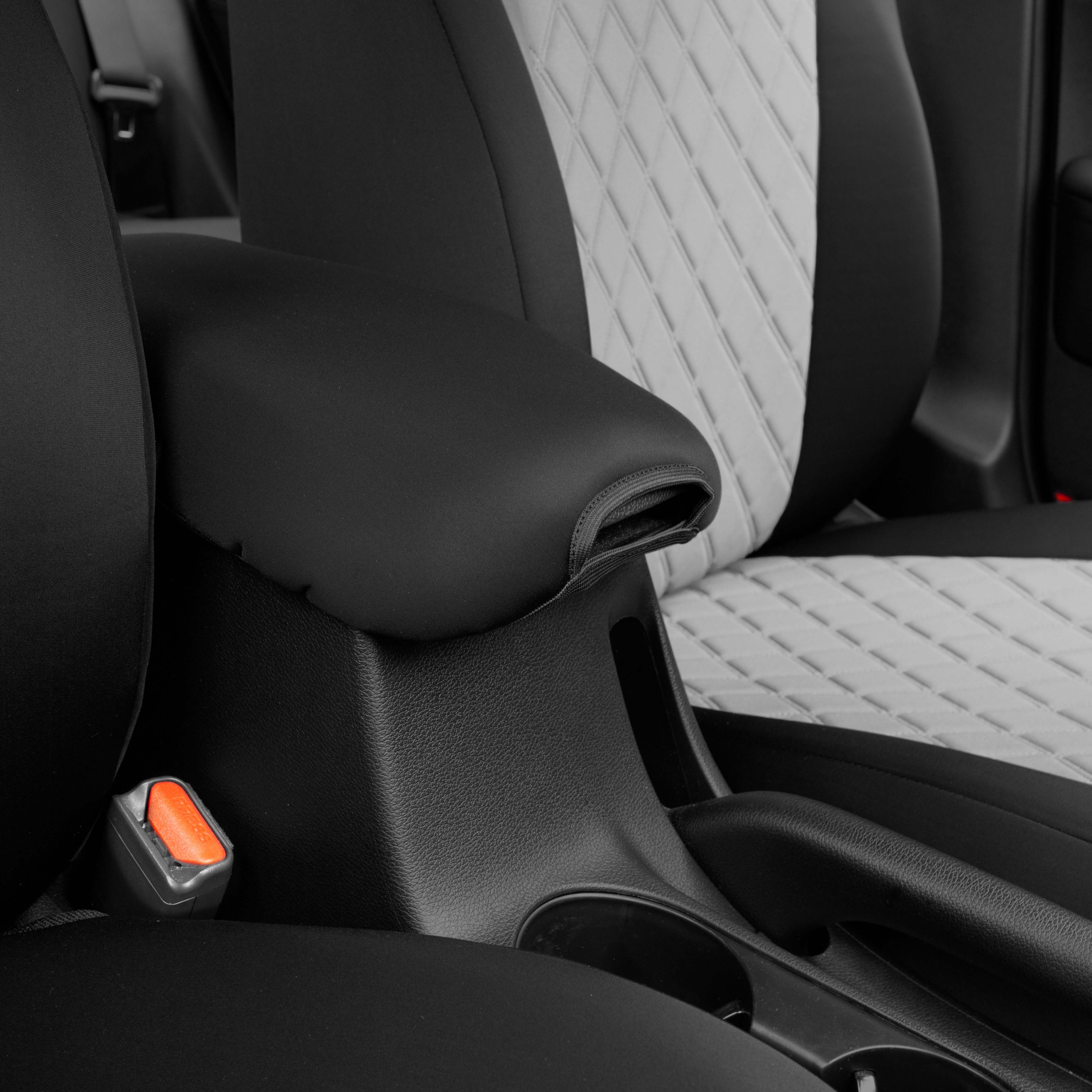 FH Group Neoprene Custom Fit Car Seat Covers for 2019-2024 KIA Forte – Front Set - Picture 14 of 15