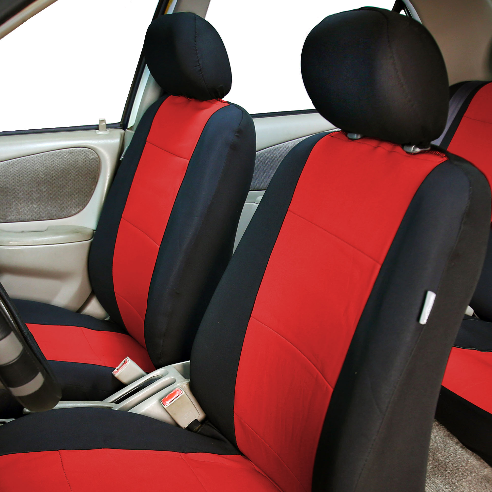Neoprene Car Seat Covers With Gray 4pcs Mats Combo Full Set For Neoprene Car Seat Covers With Gray 4pcs Mats