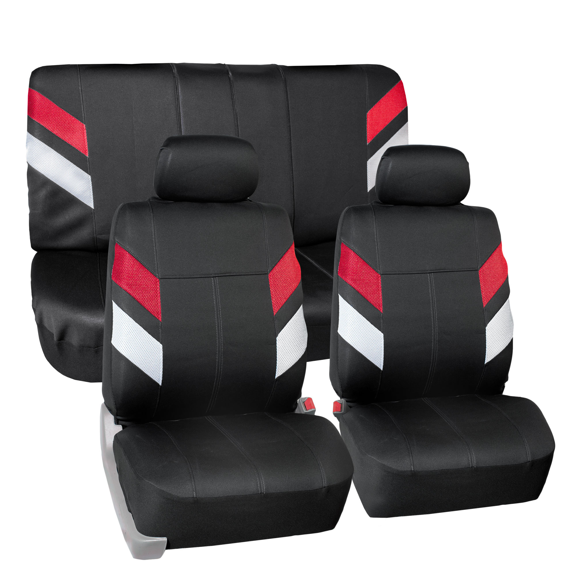 Neoprene Car Seat Covers For Auto Suv Van 2 Headrest Full Set Neoprene Car Seat Covers For Auto Suv