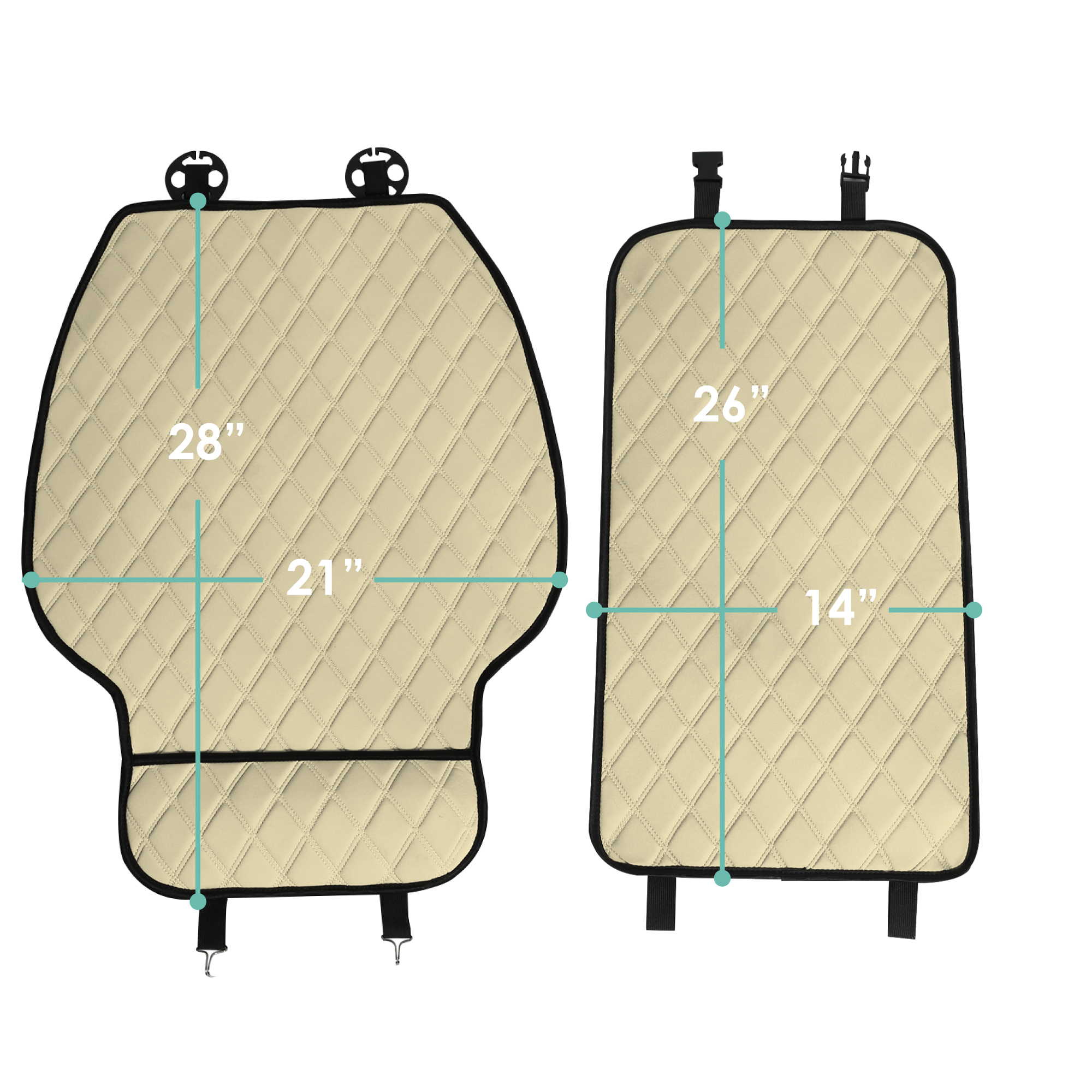 Protectores de asiento universales Neosupreme de lujo para asiento delantero de coche camión SUV furgoneta - Imagen 6 de 75
