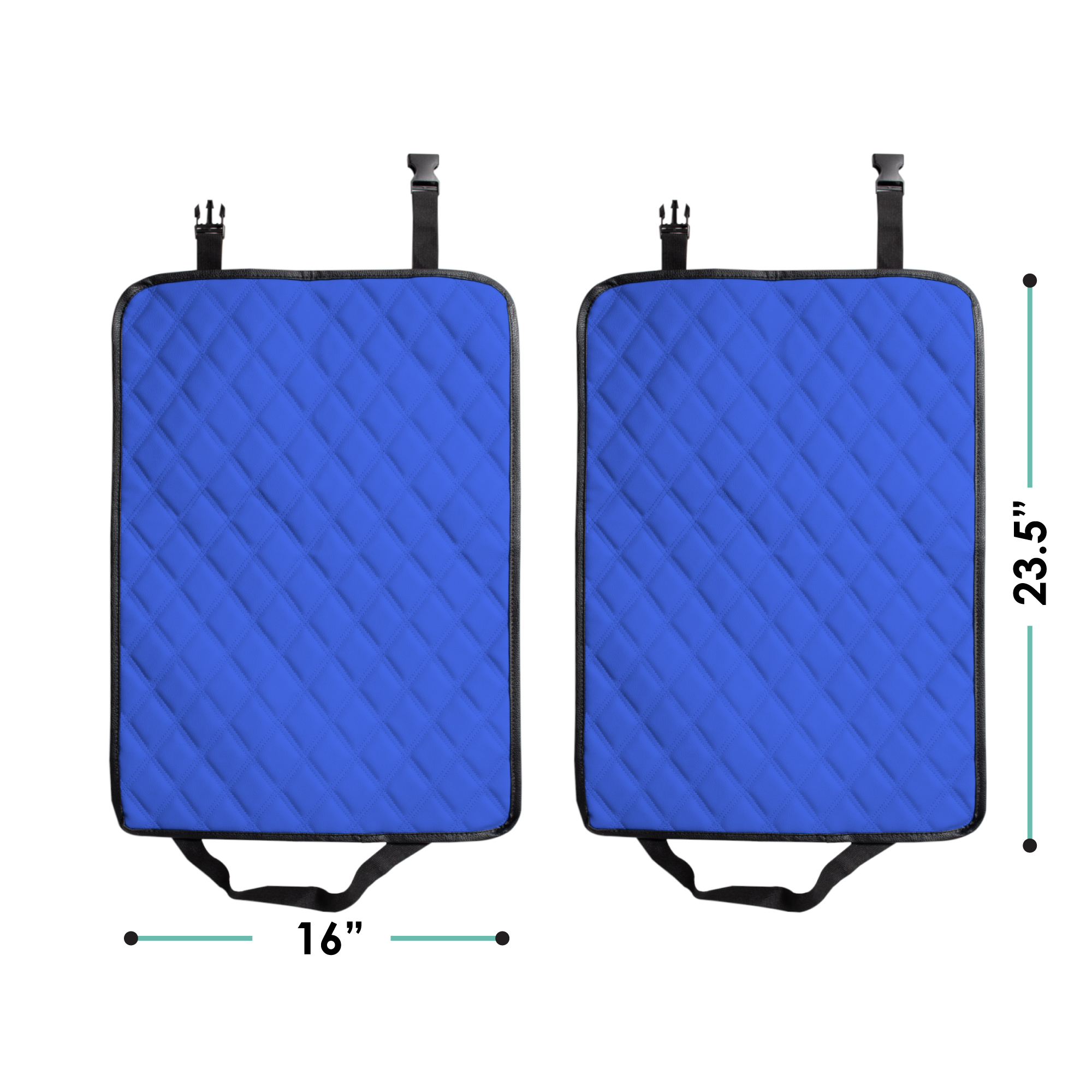 E-Z Travel Faux Leather Seat Back Protector with Diamond Pattern - 2 Pack - Picture 12 of 25