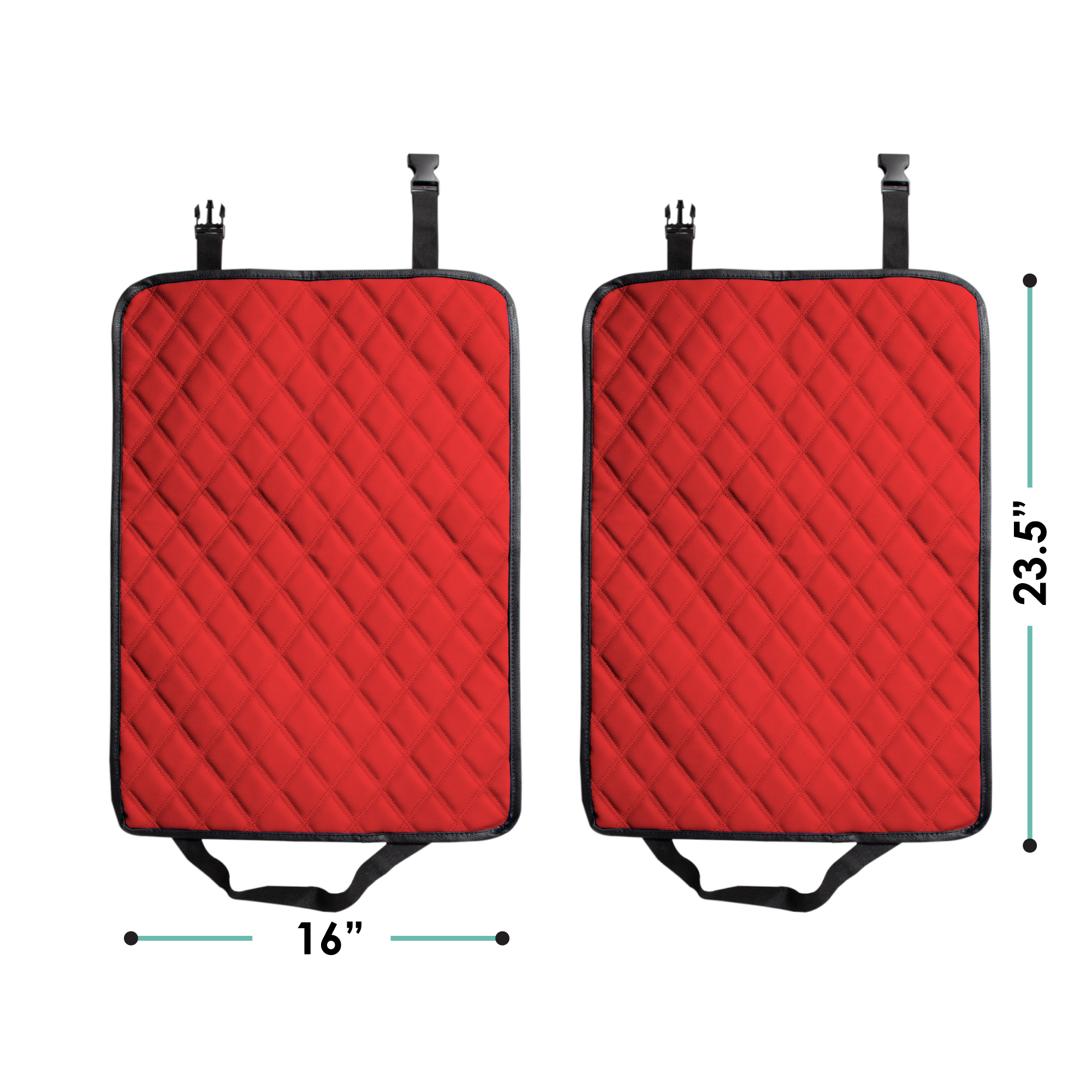 E-Z Travel Faux Leather Seat Back Protector with Diamond Pattern - 2 Pack - Picture 24 of 25