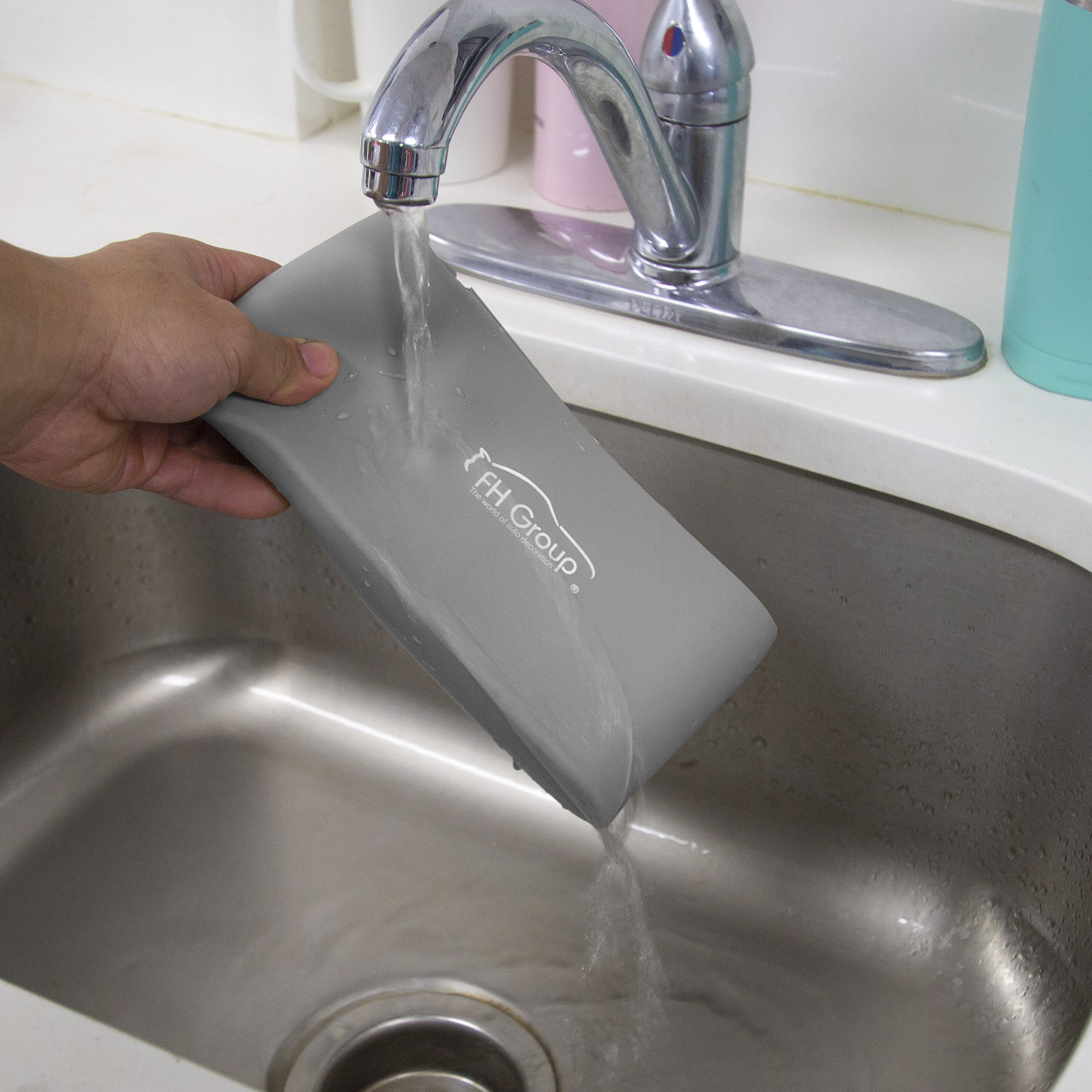 Papelera de silicona portátil y duradera FH Group multipropósito impermeable - Imagen 8 de 15