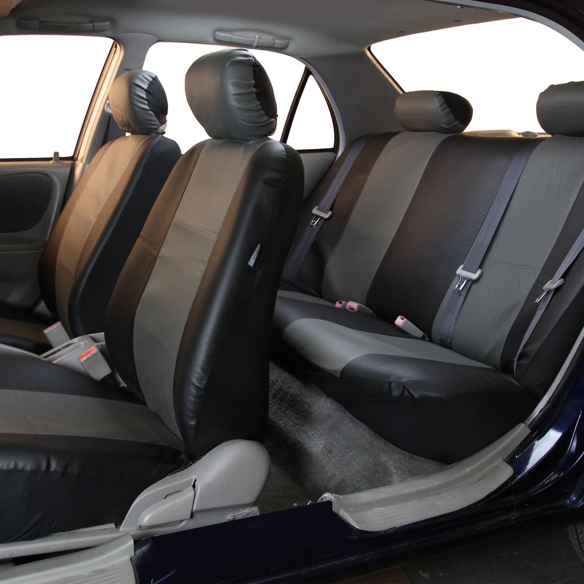 PU Leather Bucket Seat / Full Set Covers for Seats with Headrests eBay