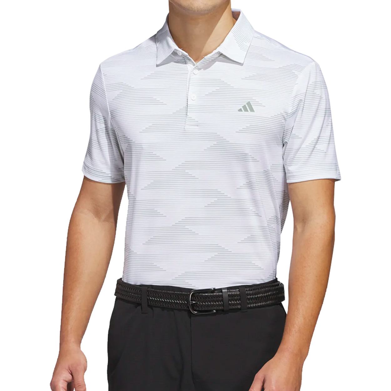 Adidas Golf Men's Ultimate365 Speed Stripe Polo Shirt, Brand New - Picture 16 of 20