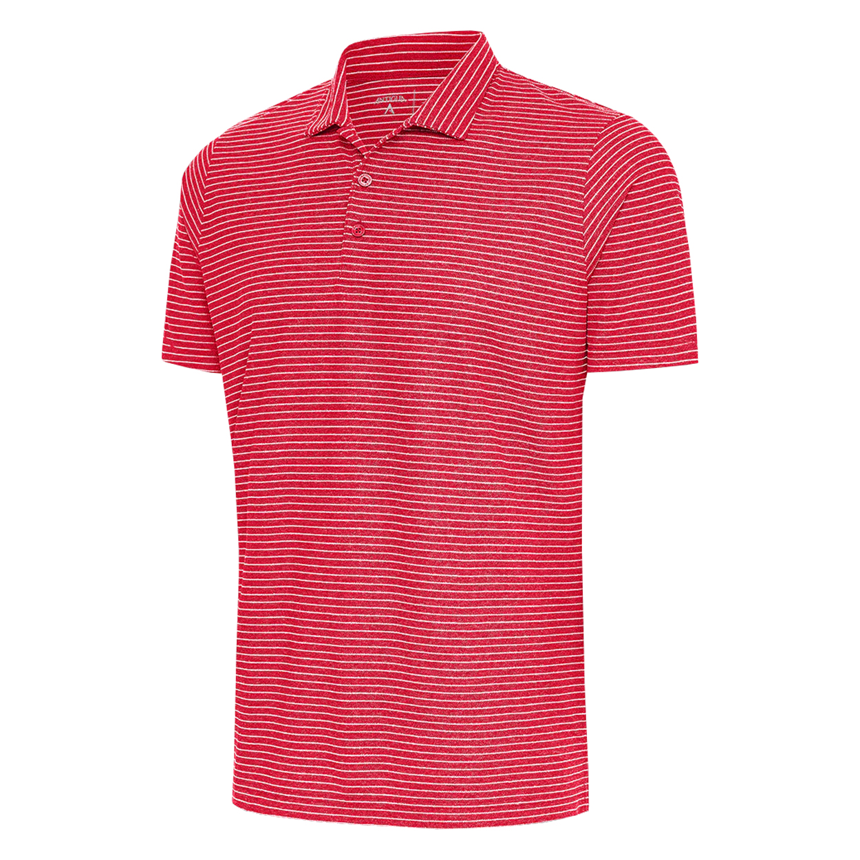 Camisa polo de golf Antigua para hombre Estiem Performance a rayas, nueva - Imagen 10 de 18