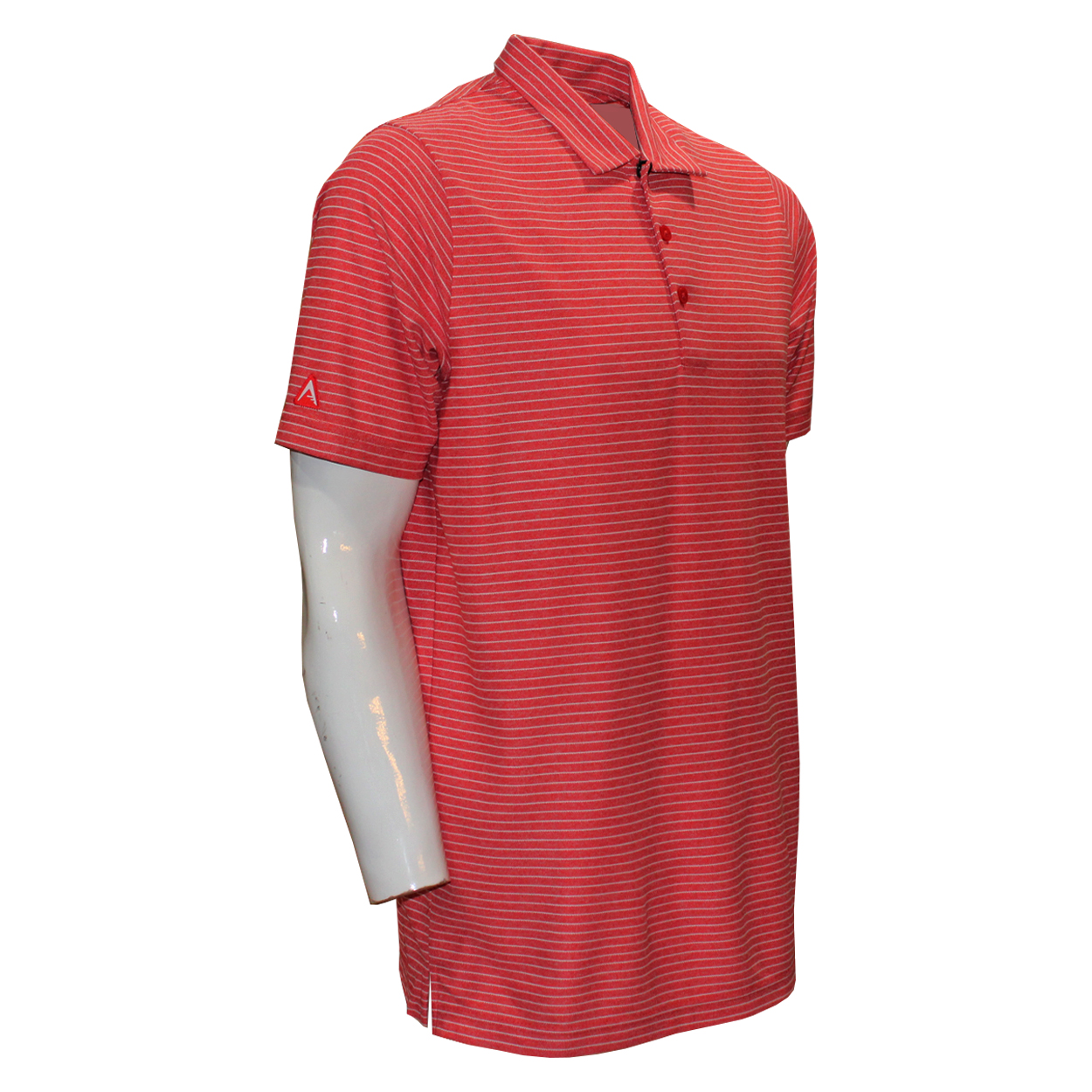 Camisa polo de golf Antigua para hombre Estiem Performance a rayas, nueva - Imagen 12 de 18