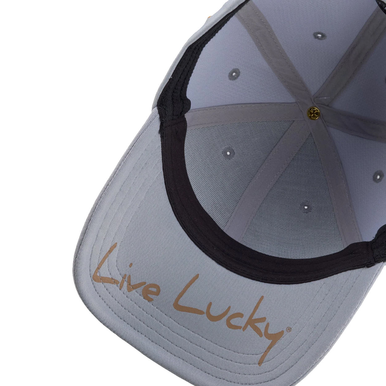 Black Clover Premium Clover Fitted Golf Hat – Stretch Fit Performance Cap, New