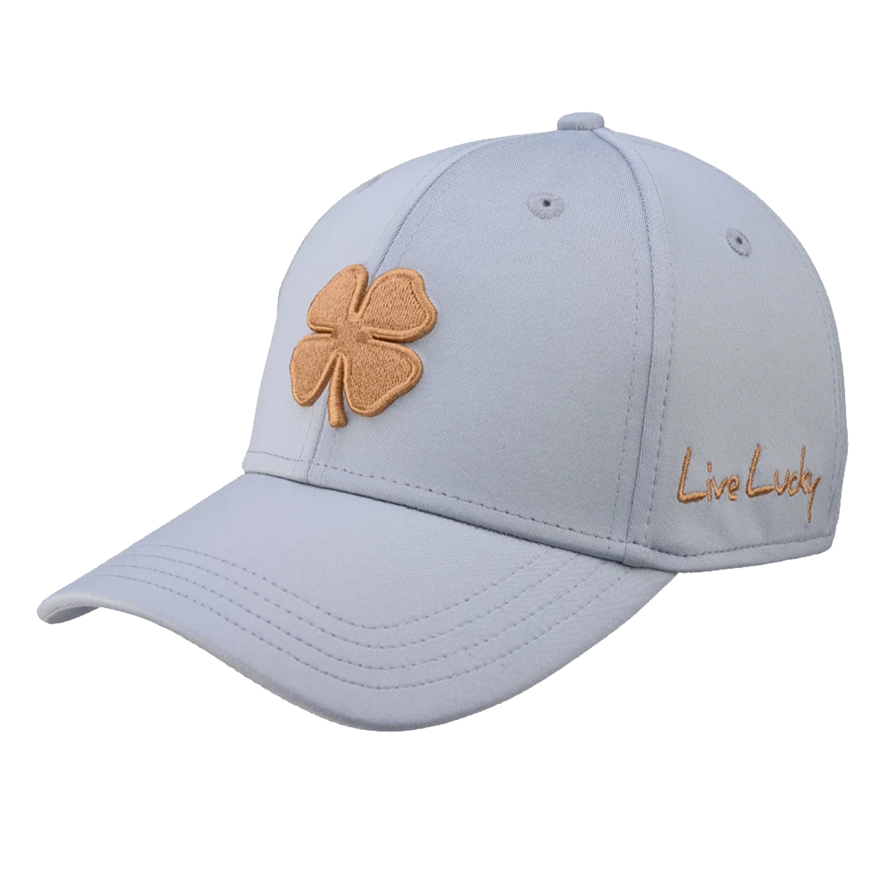 Black Clover Premium Clover Fitted Golf Hat – Stretch Fit Performance Cap, New