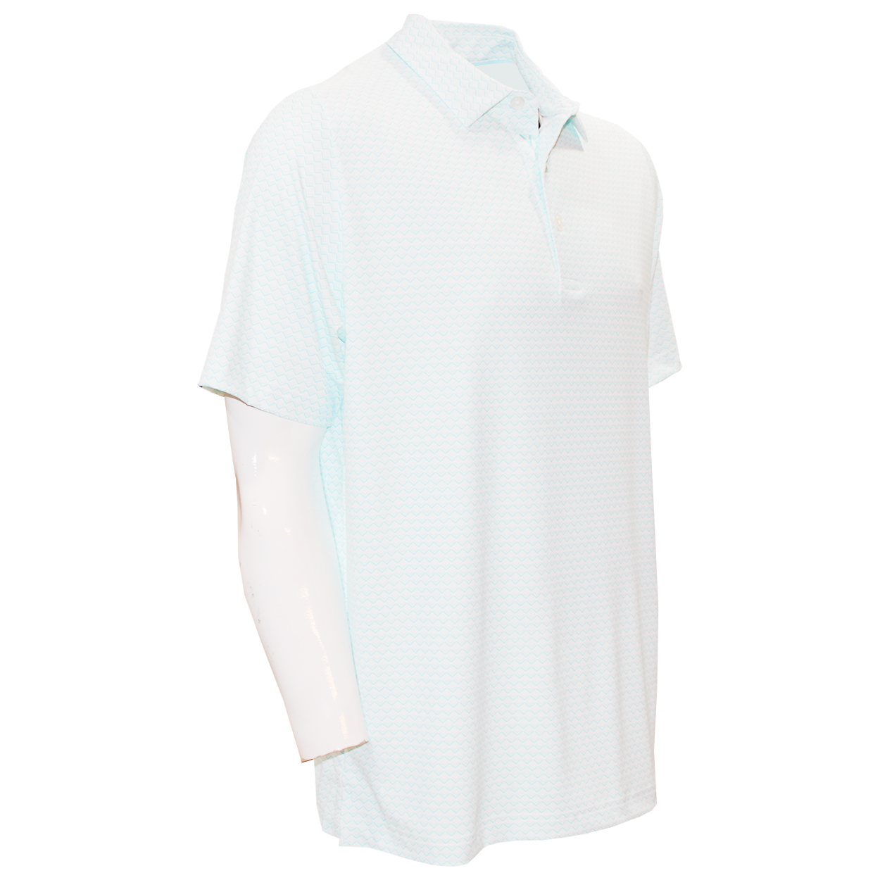 Callaway Golf Men's Chevron Printed Polo Shirt, Moisture-Wicking