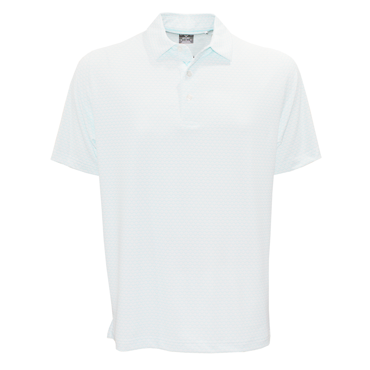 Callaway Golf Men's Chevron Printed Polo Shirt, Moisture-Wicking