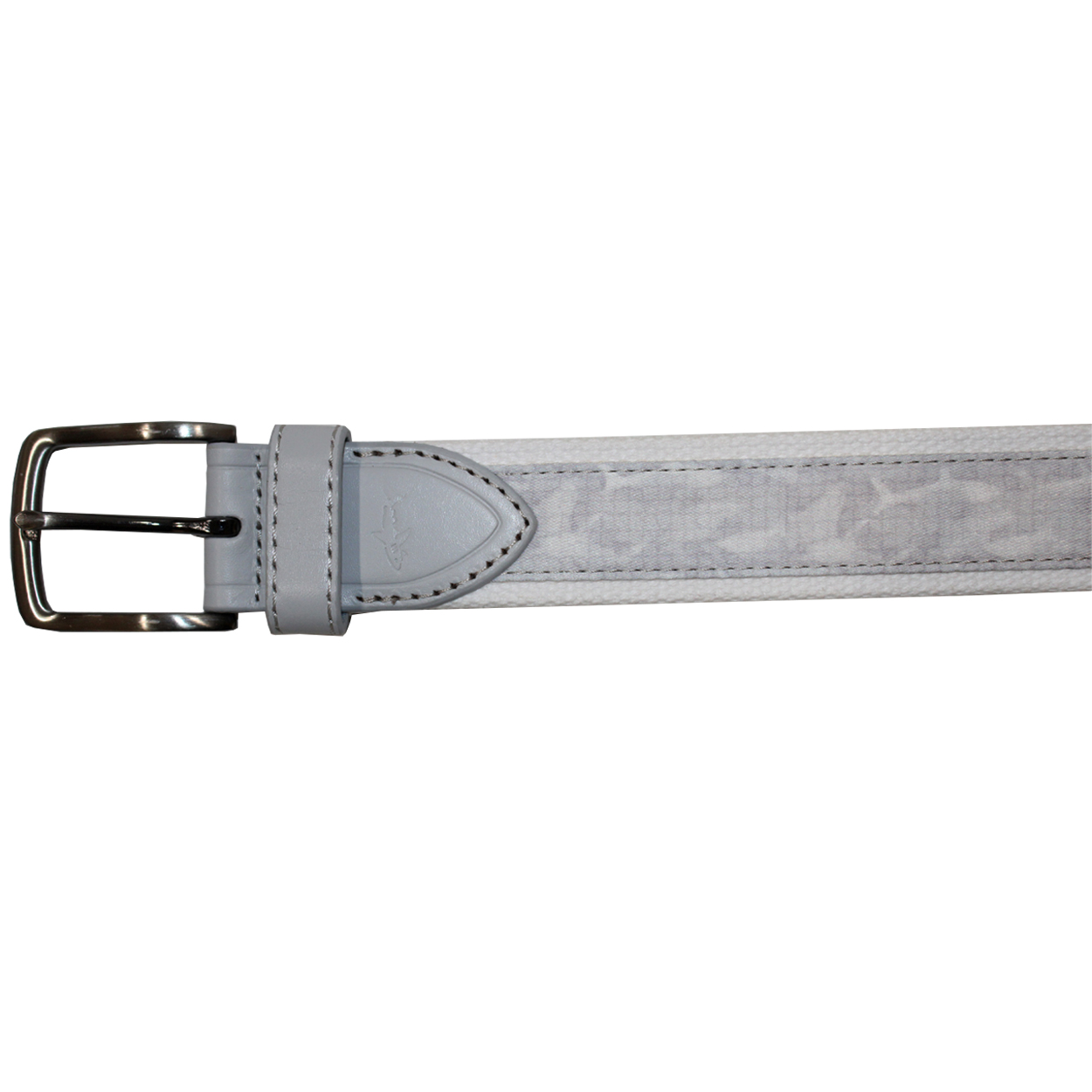 Greg Norman Collection Men's Shark Print Canvas Golf Belt, NEW - Picture 6 of 7