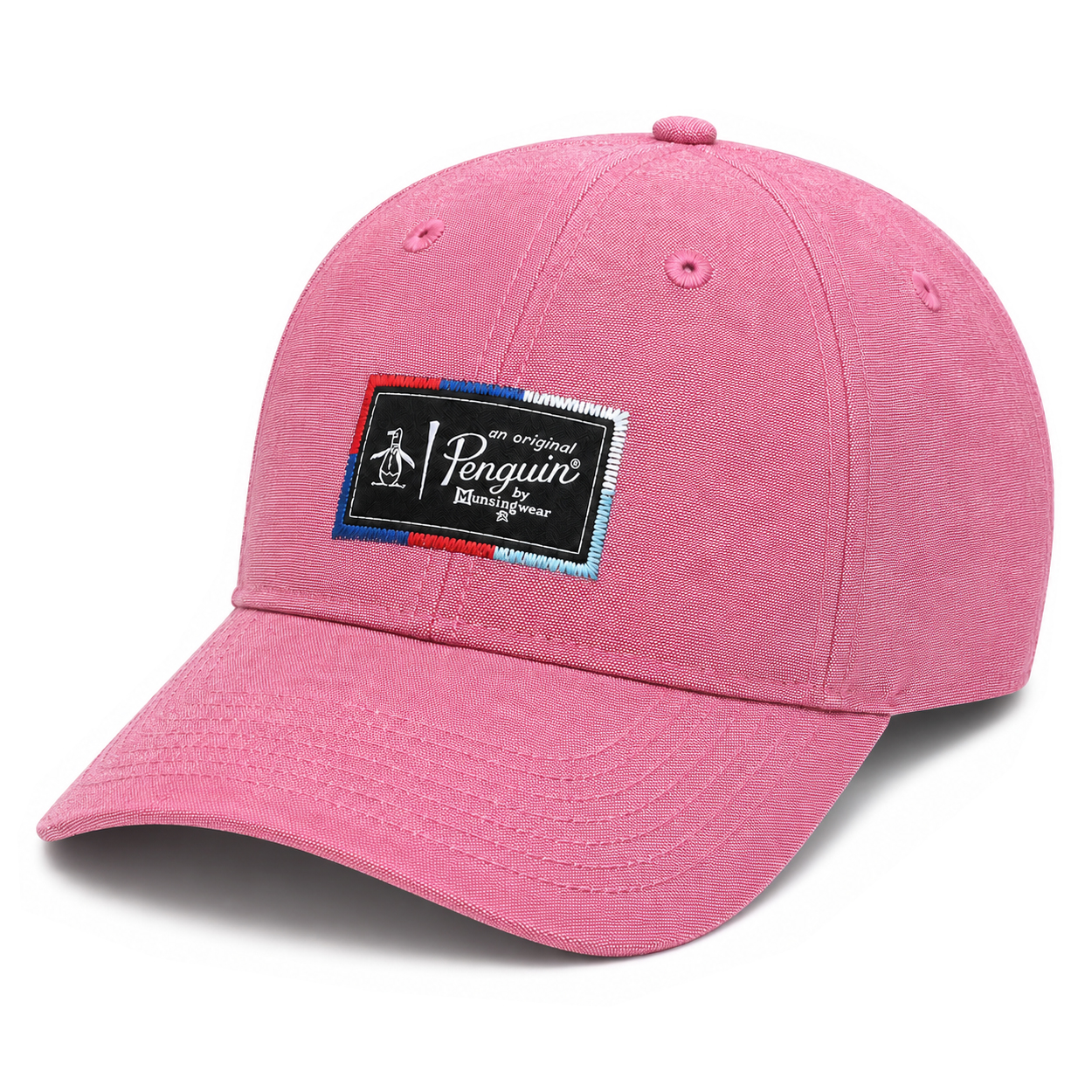 Original Penguin Men's Structured Oxford Trucker Golf Hat - Adjustable Golf Cap