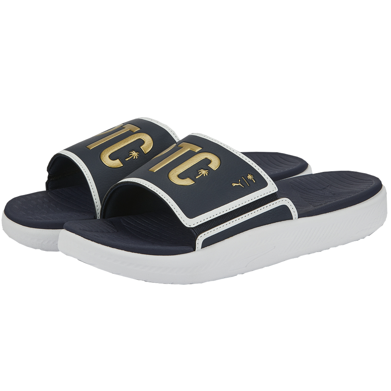 PUMA Golf Men's PTC GS-Softride Slide Sandal, 6 Medium Navy