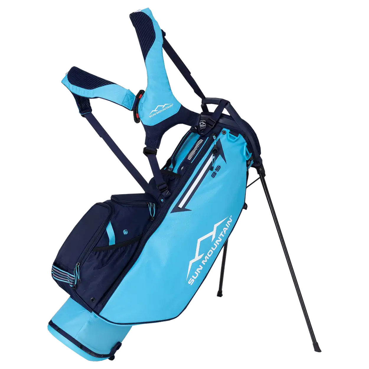 Sun Mountain 2024 3.5 LS Double Strap Golf Stand Bag, River / Navy