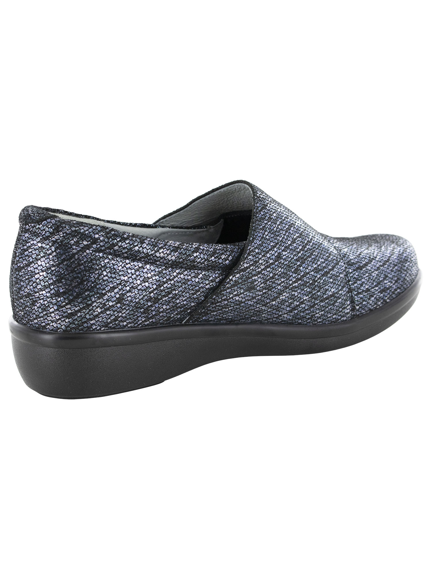 Alegria Women�s Lauryn Nubuck Slipon Shoes With Cross