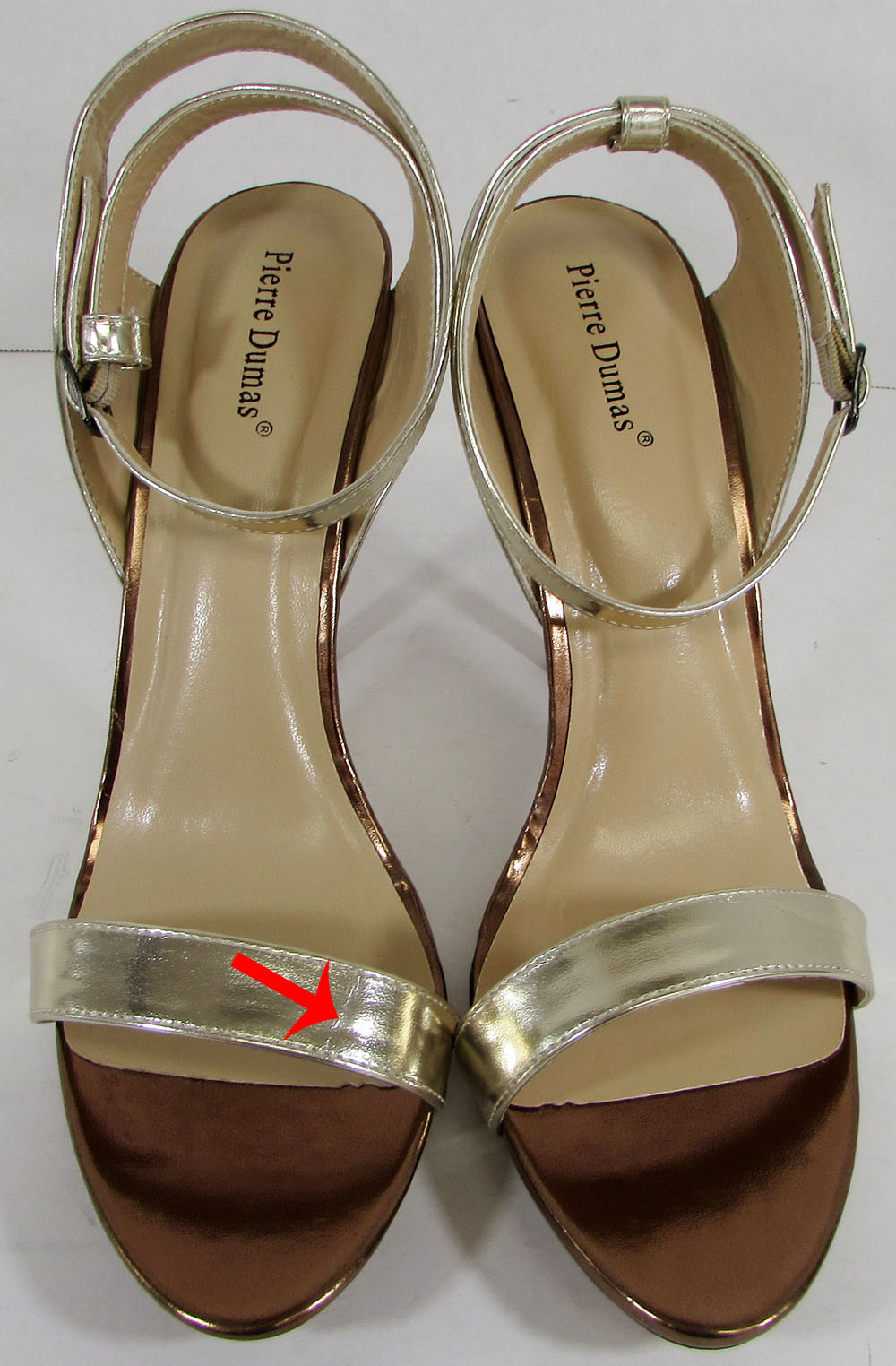 Pierre Dumas Womens Sexy-5 Strappy Stiletto Sandal Shoes, Gold Combo, US 11 780455477045 | eBay