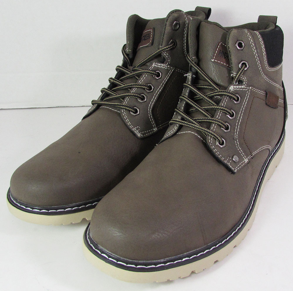 Highland Creek Mens Denver Lace Up Hiking Boot Shoes, Dark