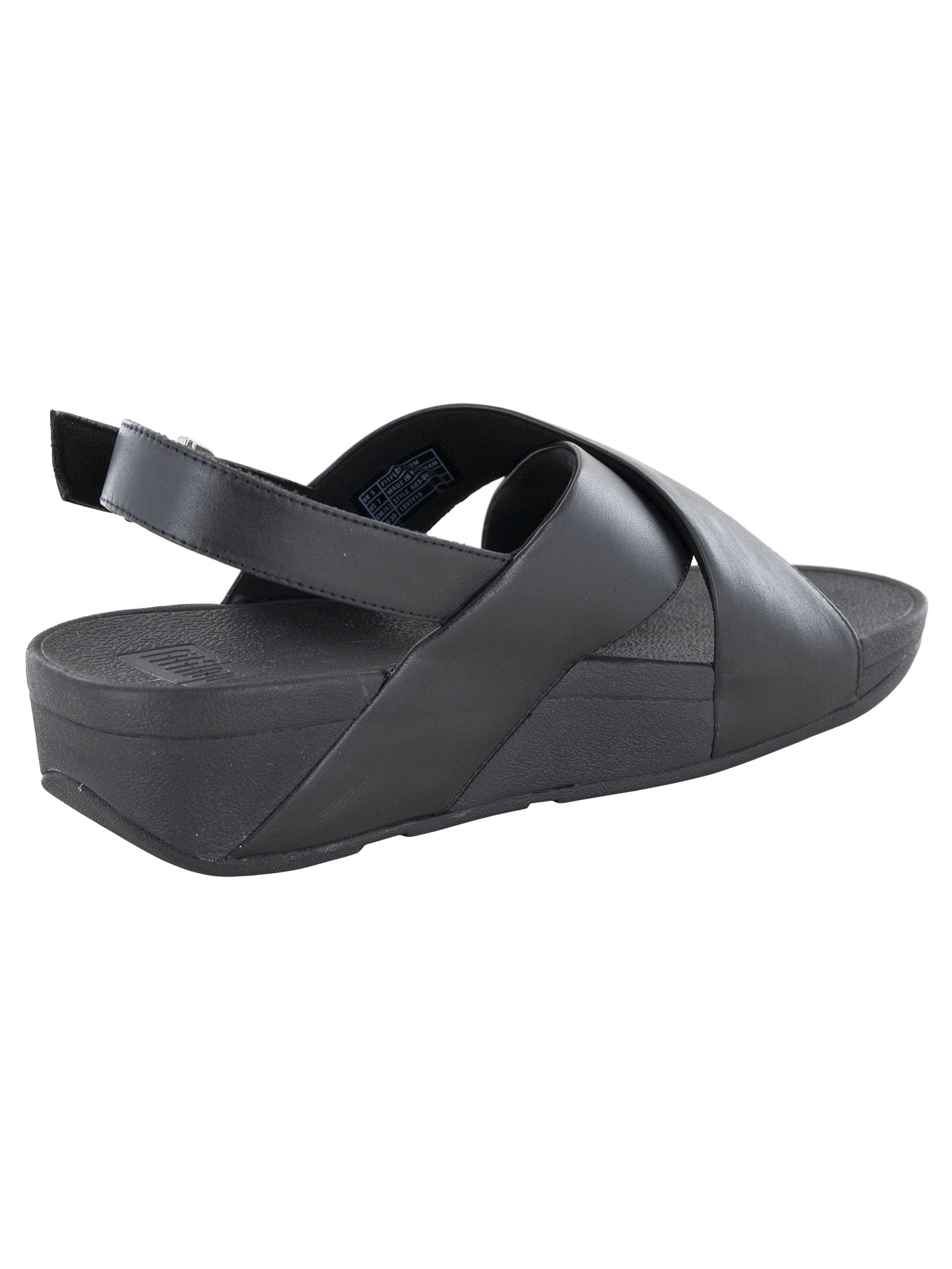 Fitflop Womens Lulu Cross Back Strap Sandal Leather Shoes | eBay