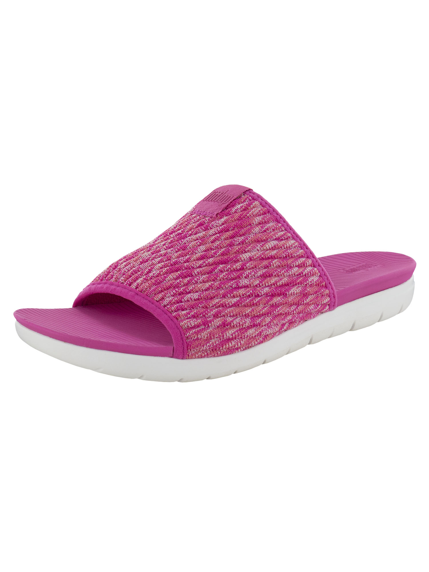 Fitflop Womens Artknit Slide Knit Pool Sandal Shoes