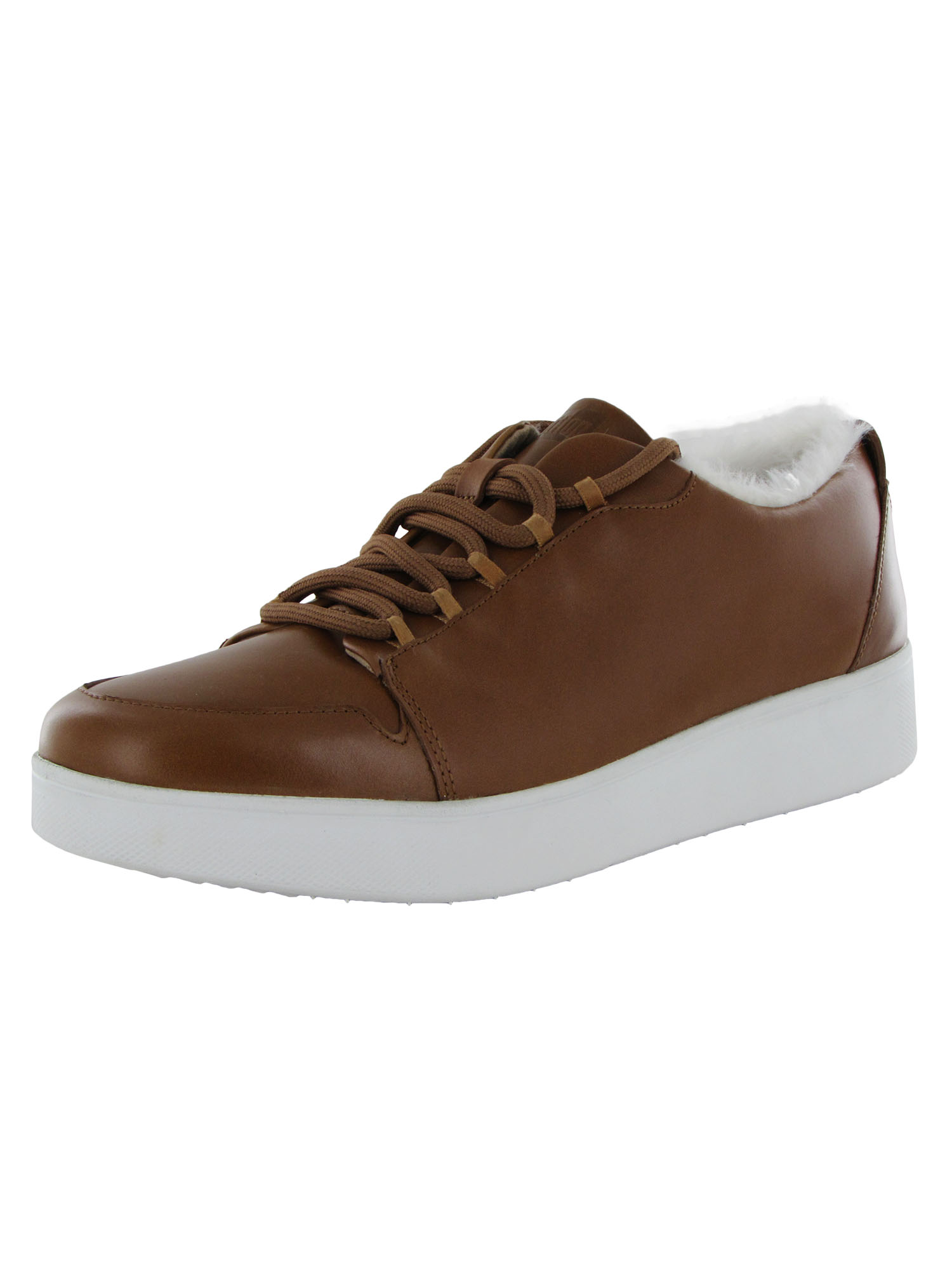Fitflop Womens Camryn Furry Leather Sneaker Shoes - Picture 5 of 7