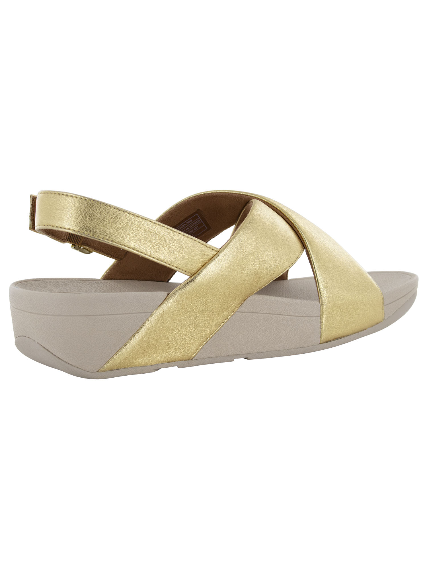 Fitflop Womens Lulu Cross Back Strap Sandal Leather Shoes | eBay