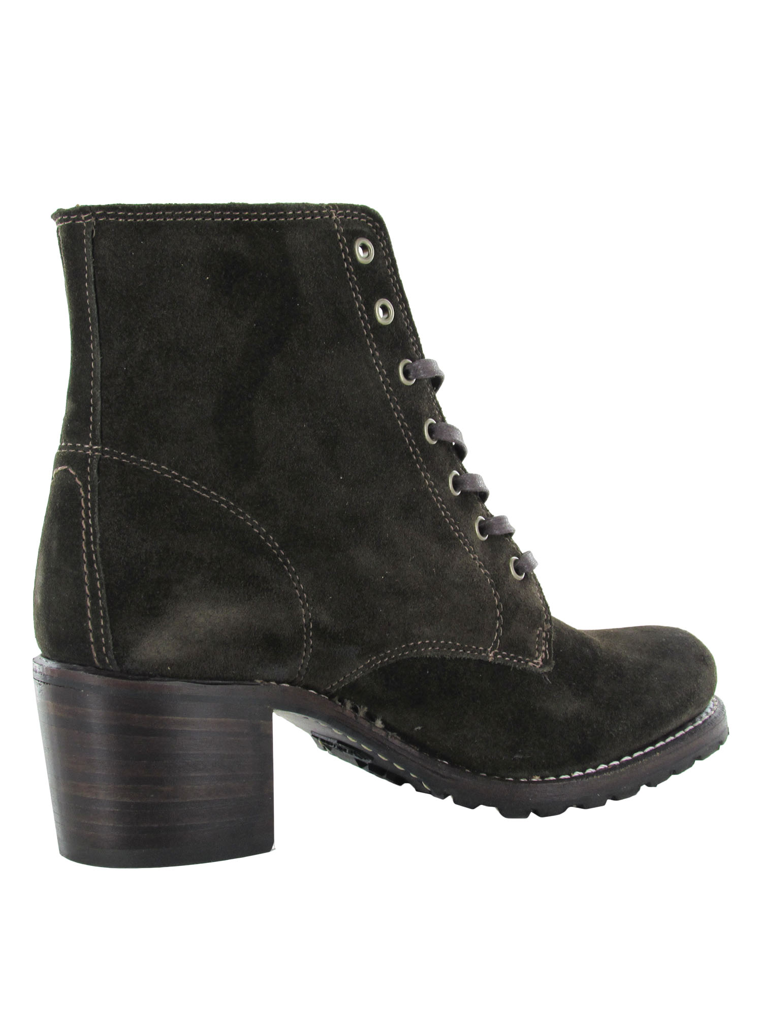 Frye Womens Sabrina 6G Lace Up Suede Round Toe Boots - Picture 4 of 9