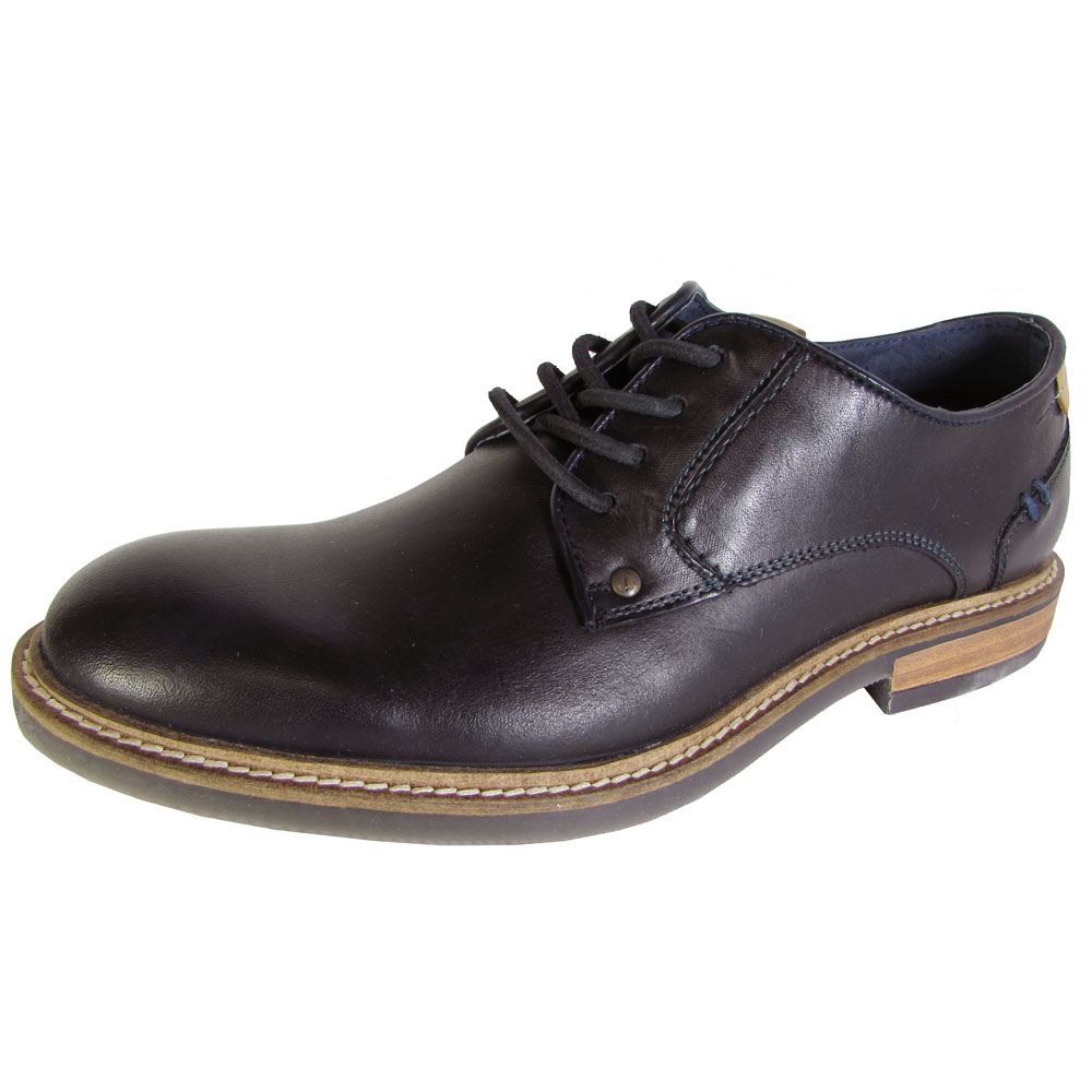 Steve Madden Mens Barton 2 Lace Up Leather Oxford Shoes - Imagen 5 de 10