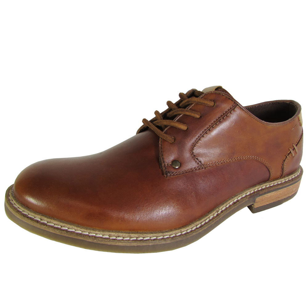 Steve Madden Mens Barton 2 Lace Up Leather Oxford Shoes - Imagen 8 de 10