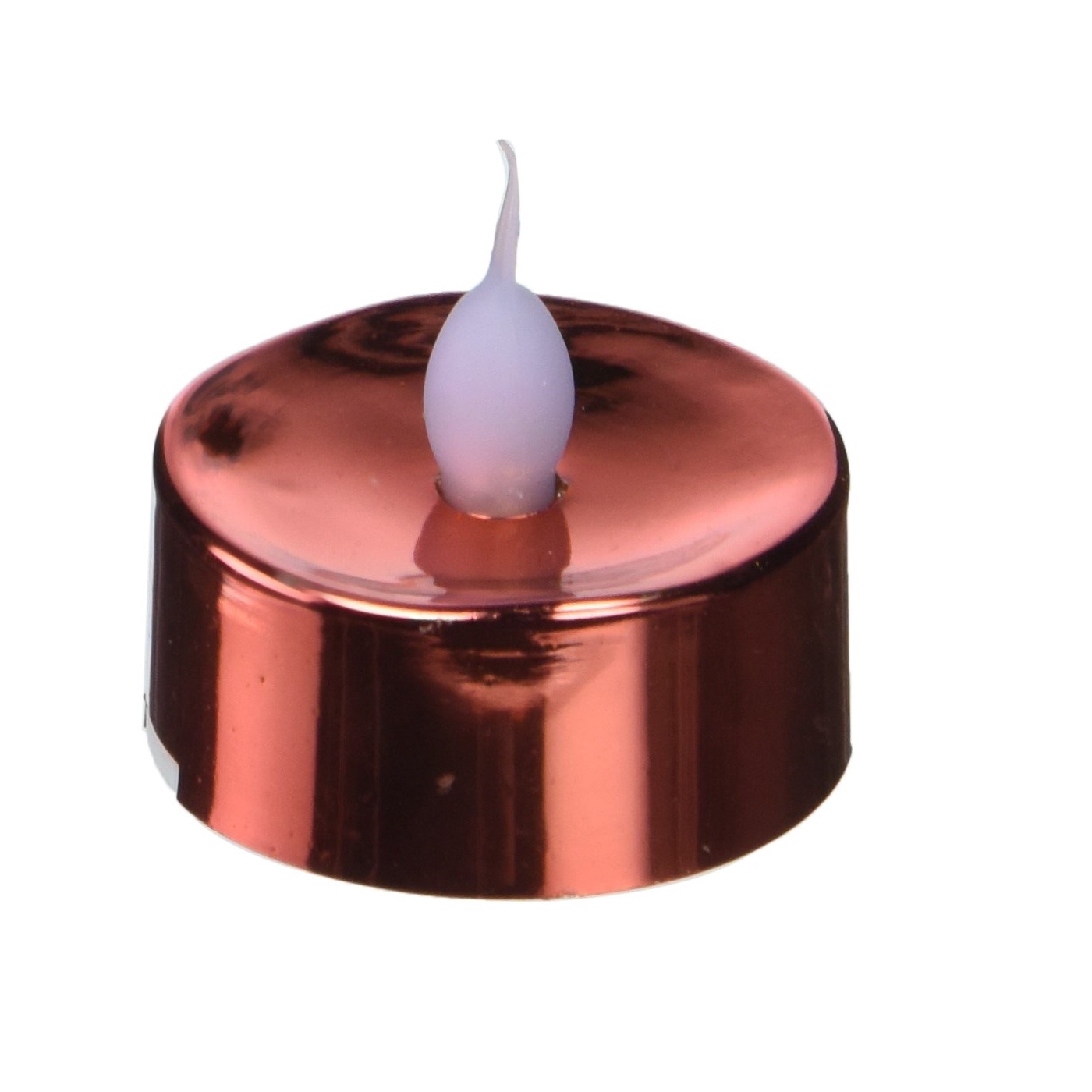 Darice 3 LED Battery Operated Flicker Flame Red Christmas Tea Light