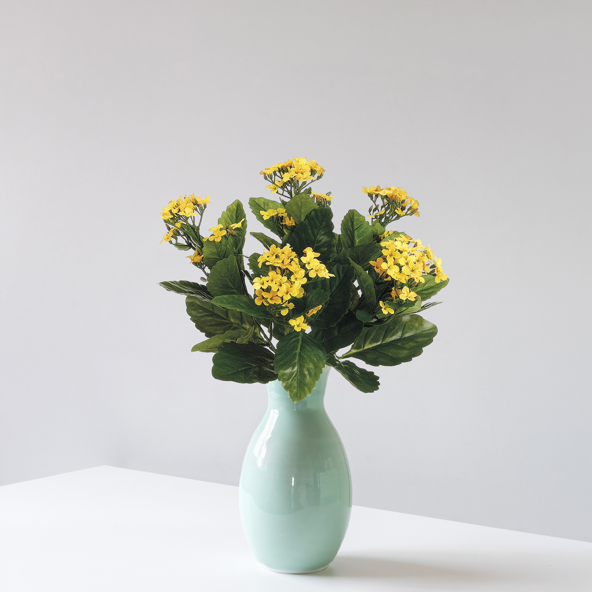 13.5″ Kalanchoe Artificial Floral Bush